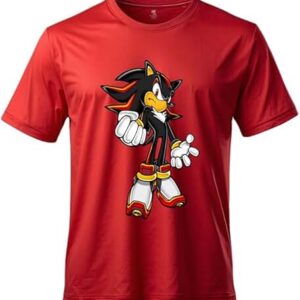 R & S CREATIONS Kids Shadow S Cartoon Graphic Art Print T-Shirt for Kids | Cartoon Lover Tee | Soft & Comfortable Printed T-Shirt
