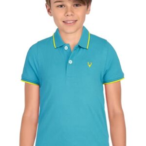 Allen Solly Boy's Solid Regular Fit T-Shirt