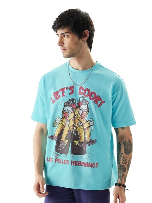 The Souled Store Official Breaking Bad: Let's Cook Oversized T-Shirts