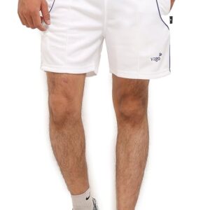 VEGOMAGNAM White Sports Shorts for Men