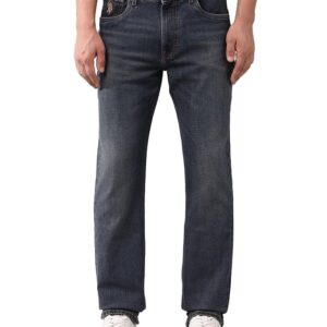 U.S. Polo Assn. Denim Co. Men's Harold Slim Straight Fit Vintage Jeans