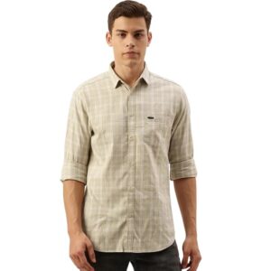 The Indian Garage Co Men's Cotton Slim Fit Shirt